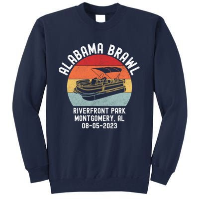 Alabama Brawl Montgomery Riverfront Brawl Alabama Boat Fight Tall Sweatshirt