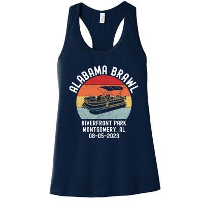 Alabama Brawl Montgomery Riverfront Brawl Alabama Boat Fight Women's Racerback Tank