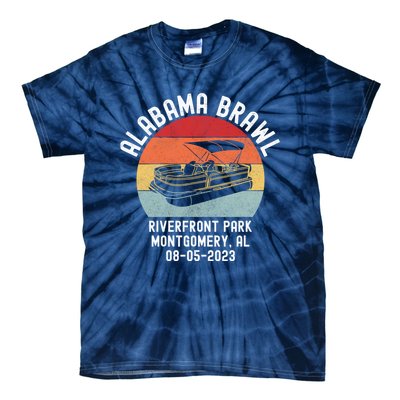 Alabama Brawl Montgomery Riverfront Brawl Alabama Boat Fight Tie-Dye T-Shirt