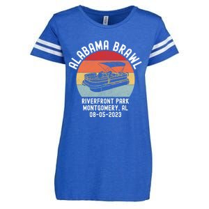 Alabama Brawl Montgomery Riverfront Brawl Alabama Boat Fight Enza Ladies Jersey Football T-Shirt