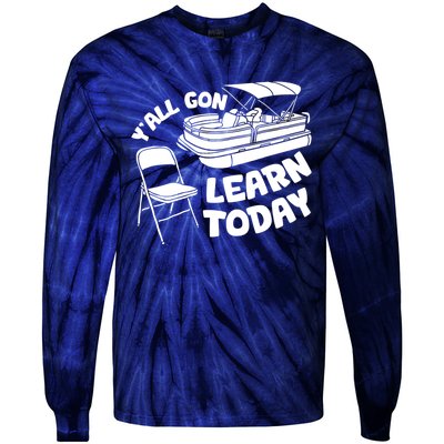 Alabama Brawl Montgomery Riverfront Brawl Alabama Boat Fight Tie-Dye Long Sleeve Shirt