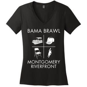 Alabama Brawl Montgomery Riverfront Brawl Trending Shirts Women's V-Neck T-Shirt