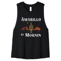 Amarillo By Morning Country Music Western Women's Racerback Cropped Tank