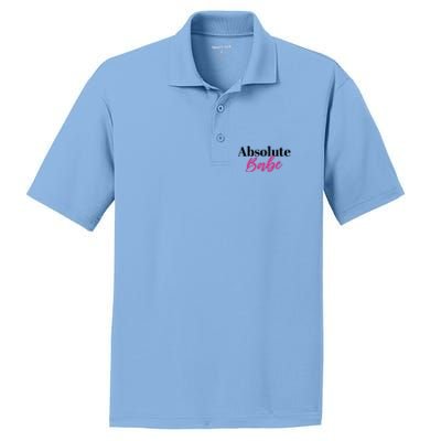 Absolute Babe Meaningful Gift PosiCharge RacerMesh Polo