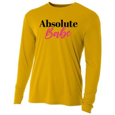 Absolute Babe Meaningful Gift Cooling Performance Long Sleeve Crew