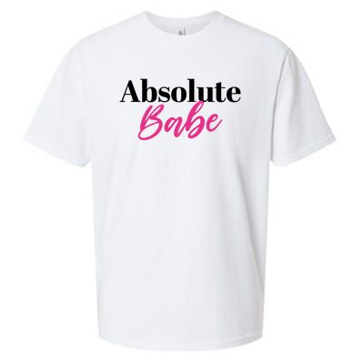 Absolute Babe Meaningful Gift Sueded Cloud Jersey T-Shirt