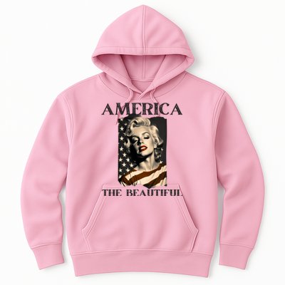 America Beautiful Marilyn My Sister Marilyn American Flag Gift Hoodie