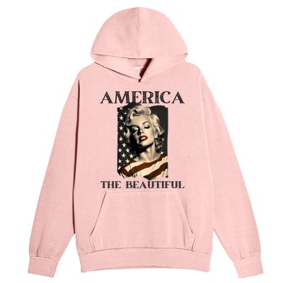 America Beautiful Marilyn My Sister Marilyn American Flag Gift Urban Pullover Hoodie