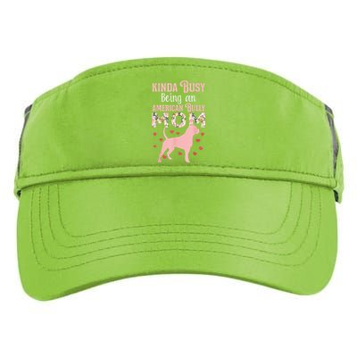 American Bully Mom Shirt Pitty Pitties Bulldog Mama Gift Adult Drive Performance Visor