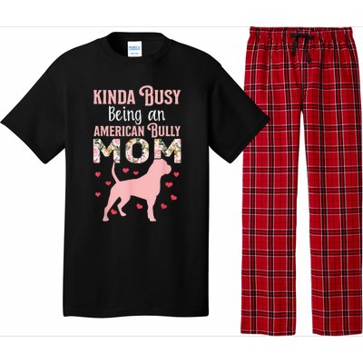 American Bully Mom Shirt Pitty Pitties Bulldog Mama Gift Pajama Set