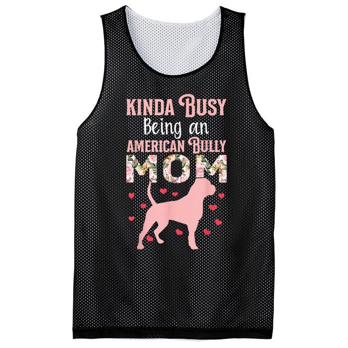 American Bully Mom Shirt Pitty Pitties Bulldog Mama Gift Mesh Reversible Basketball Jersey Tank