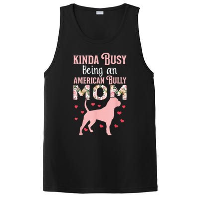 American Bully Mom Shirt Pitty Pitties Bulldog Mama Gift PosiCharge Competitor Tank