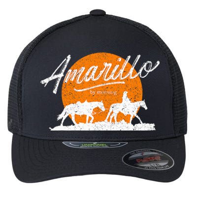 Amarillo By Morning Country Music Western Flexfit Unipanel Trucker Cap