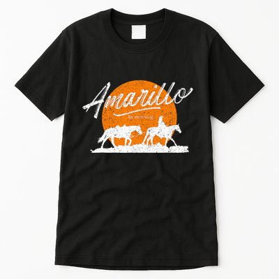 Amarillo By Morning Country Music Western Tall T-Shirt