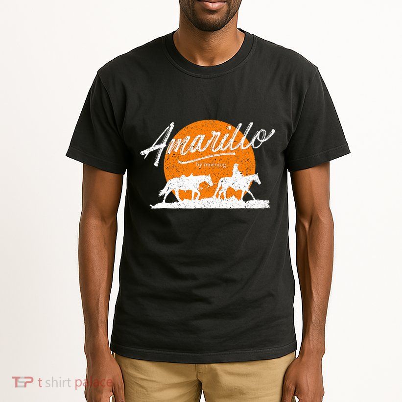Amarillo By Morning Country Music Western Tall T-Shirt