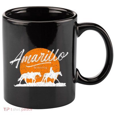 Amarillo By Morning Country Music Western 11oz C Handle Ceramic Mug