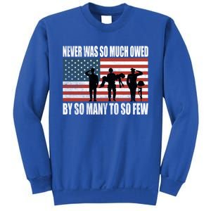 America Brave Military Soldier Us Flag Veteran Gift Sweatshirt