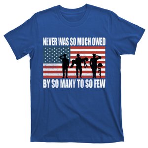 America Brave Military Soldier Us Flag Veteran Gift T-Shirt