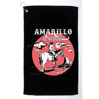 Amarillo By Morning Country Music Western Golf Towel