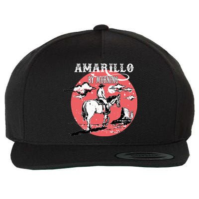 Amarillo By Morning Country Music Western Wool Snapback Cap