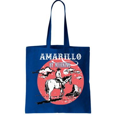 Amarillo By Morning Country Music Western Tote Bag