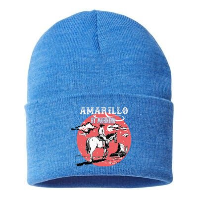 Amarillo By Morning Country Music Western Sustainable Knit Beanie