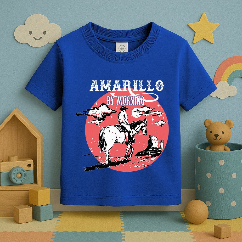 Amarillo By Morning Country Music Western Toddler T-Shirt