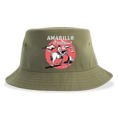 Amarillo By Morning Country Music Western Sustainable Bucket Hat