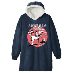 Amarillo By Morning Country Music Western Hooded Wearable Blanket