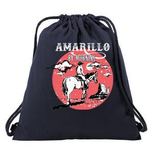 Amarillo By Morning Country Music Western Drawstring Bag