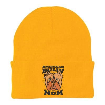 American Bully Mom Knit Cap Winter Beanie