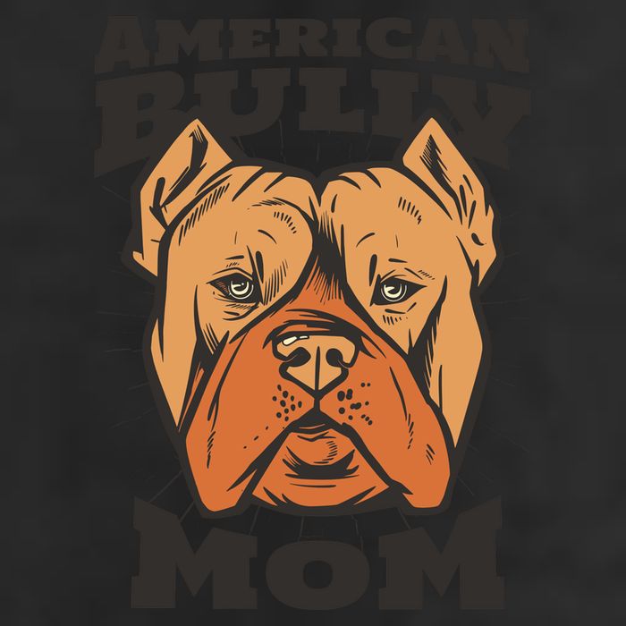 American Bully Mom 7 Panel Mesh Trucker Snapback Hat