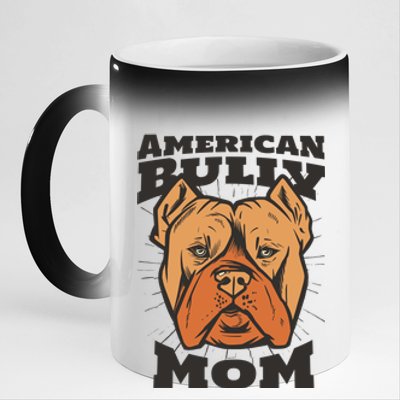 American Bully Mom 11oz Black Color Changing Mug