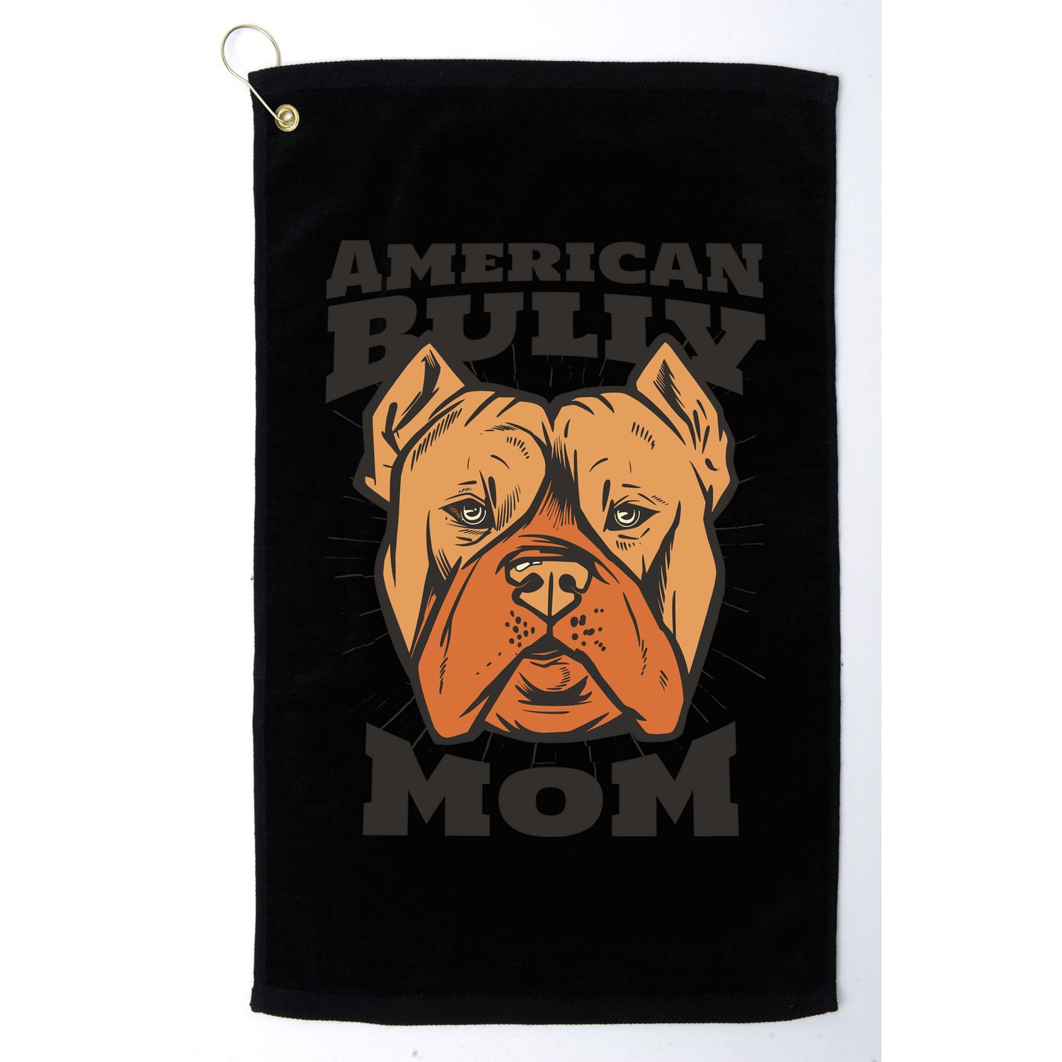 American Bully Mom Golf Towel
