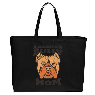 American Bully Mom Cotton Canvas Jumbo Tote