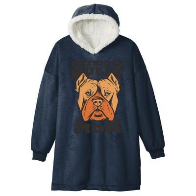 American Bully Mom Hooded Wearable Blanket