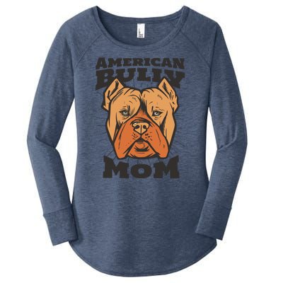 American Bully Mom Women's Perfect Tri Tunic Long Sleeve Shirt