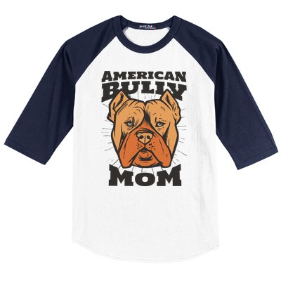 American Bully Mom Baseball Sleeve Shirt