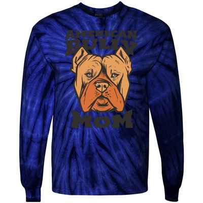 American Bully Mom Tie-Dye Long Sleeve Shirt