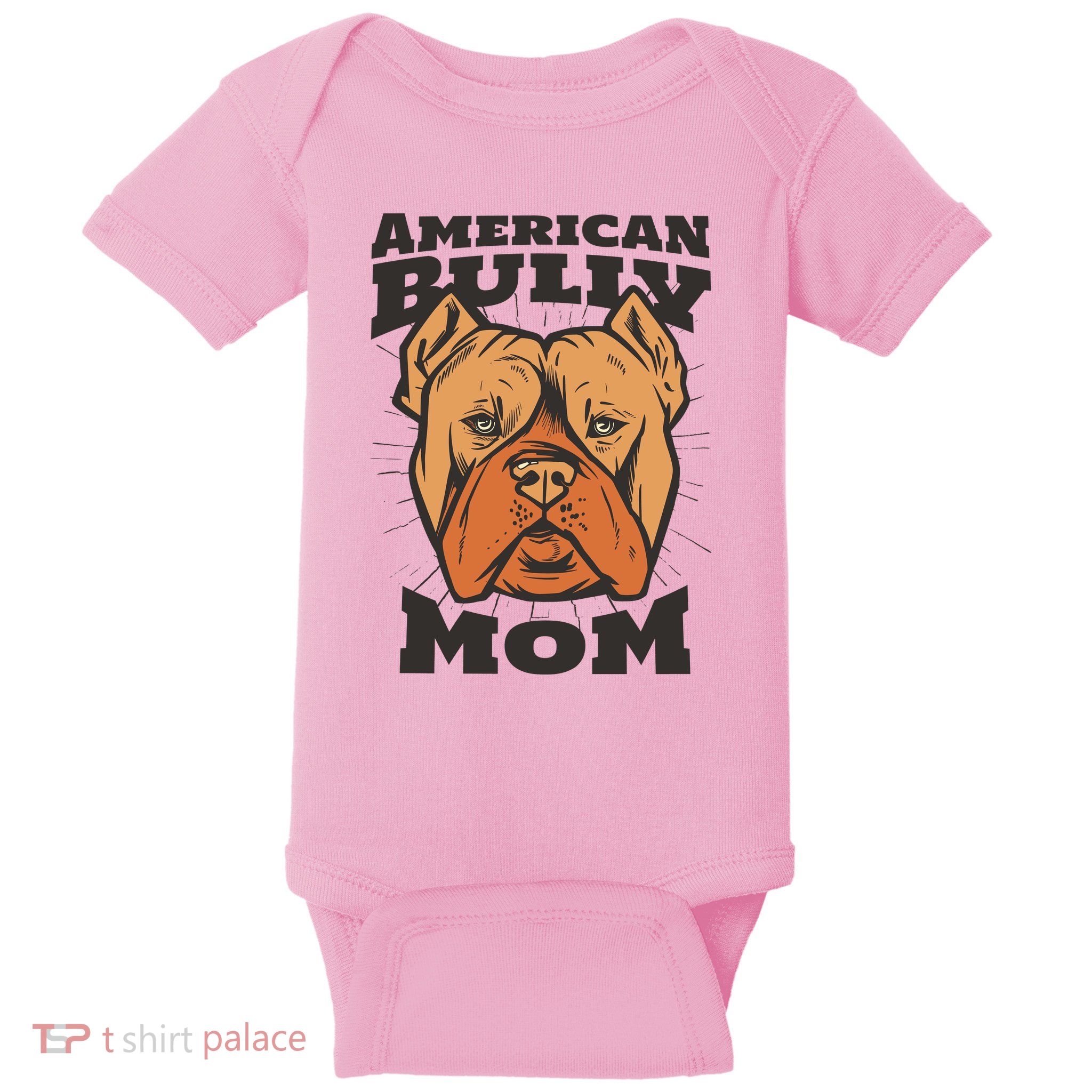 American Bully Mom Baby Bodysuit