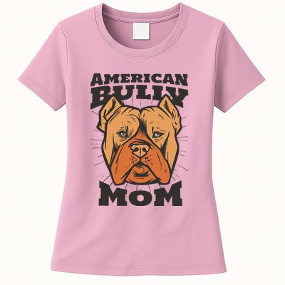 American Bully Mom Womens T-Shirt