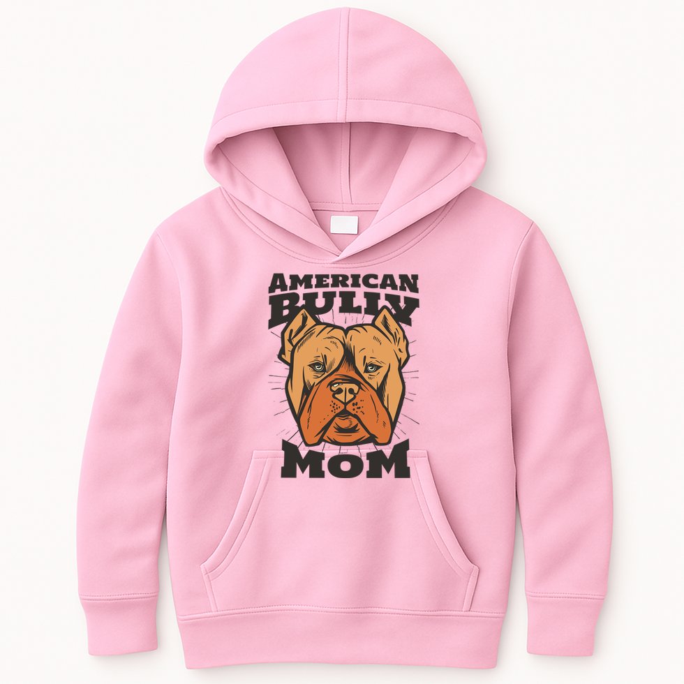 American Bully Mom Kids Hoodie