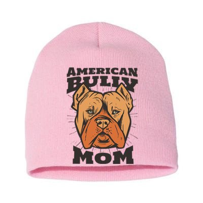 American Bully Mom Short Acrylic Beanie