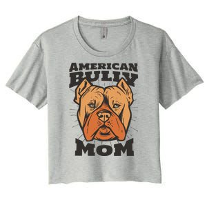 American Bully Mom Women's Crop Top Tee