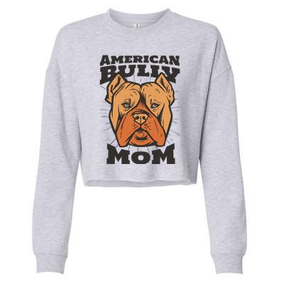 American Bully Mom Cropped Pullover Crew