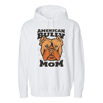 American Bully Mom Garment-Dyed Fleece Hoodie