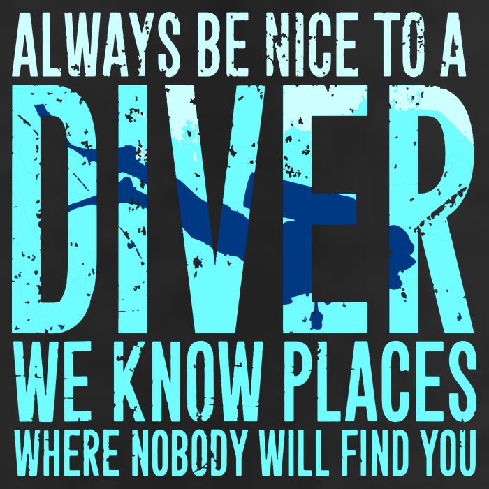 Always Be Nice To A Diver Scuba Diving Diver Gift 15oz Campfire Ceramic Mug
