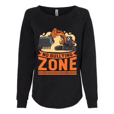 Anti Bullying No Bullies Womens California Wash Sweatshirt