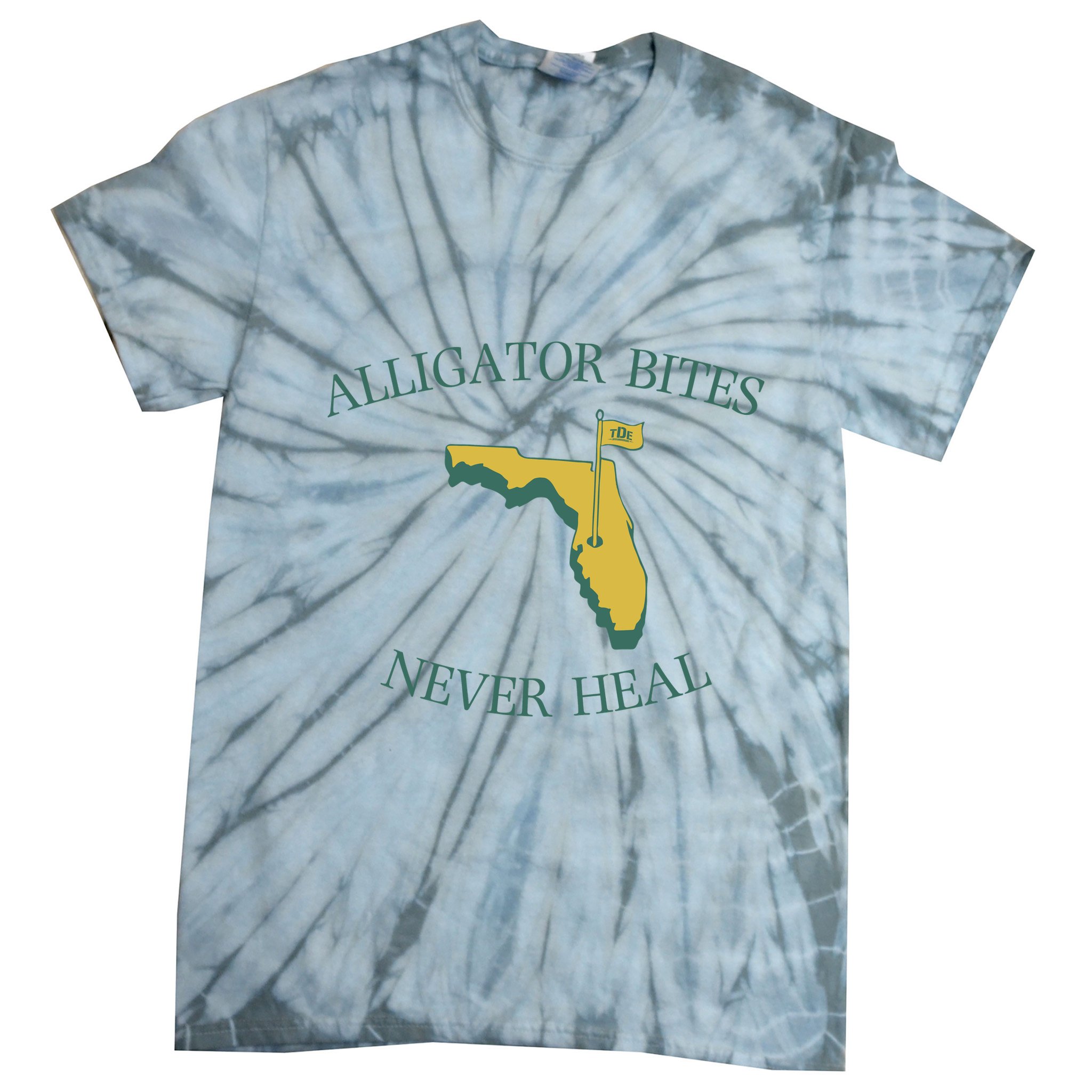 Alligator Bites Never Heal Florida Tie-Dye T-Shirt