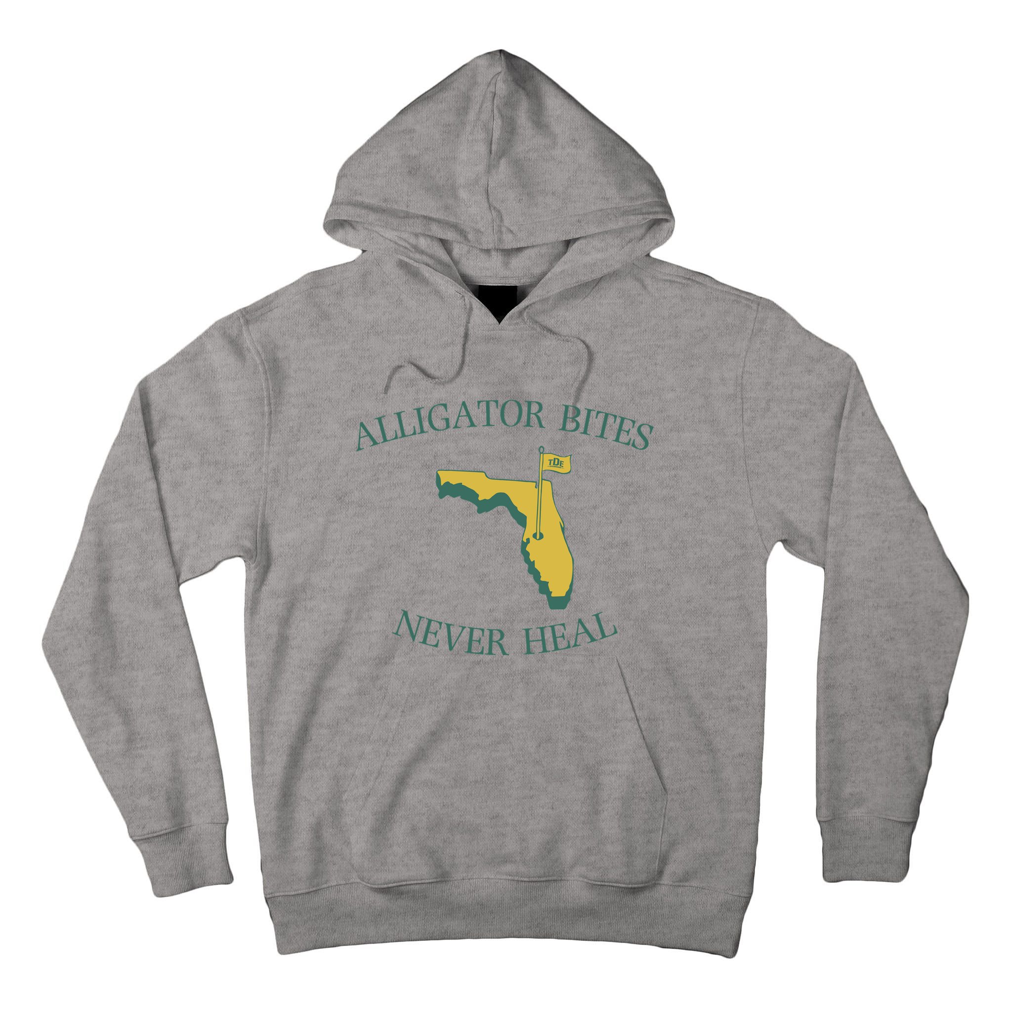 Alligator Bites Never Heal Florida Tall Hoodie